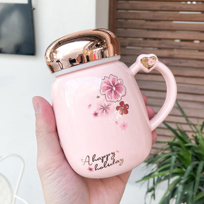 Blossom Majesty Mirror Mug – A Queens Quaffs Delight