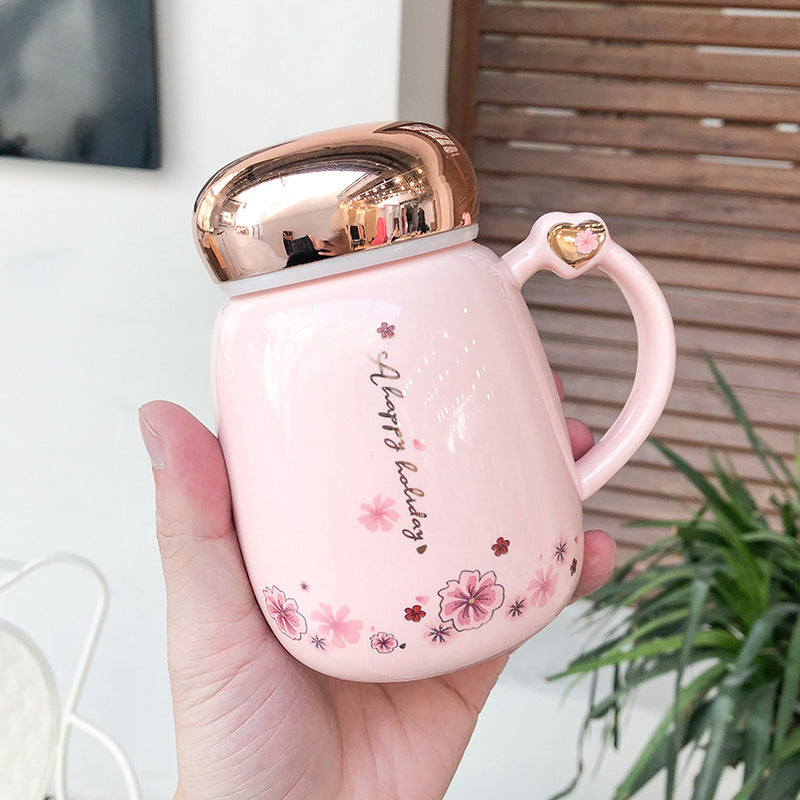 Blossom Majesty Mirror Mug – A Queens Quaffs Delight